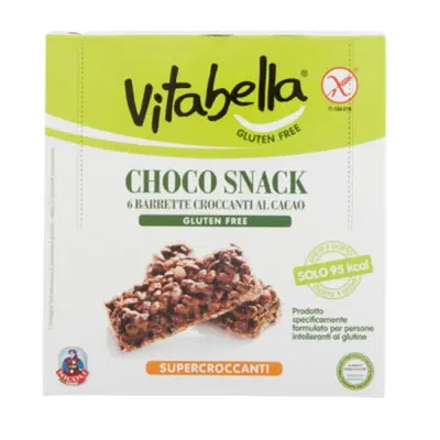 VITABELLA CHOCO SNACK BARRETTE 6 X 20 G VITABELLA CHOCO SNACK BARRETTE 6 X 20 G