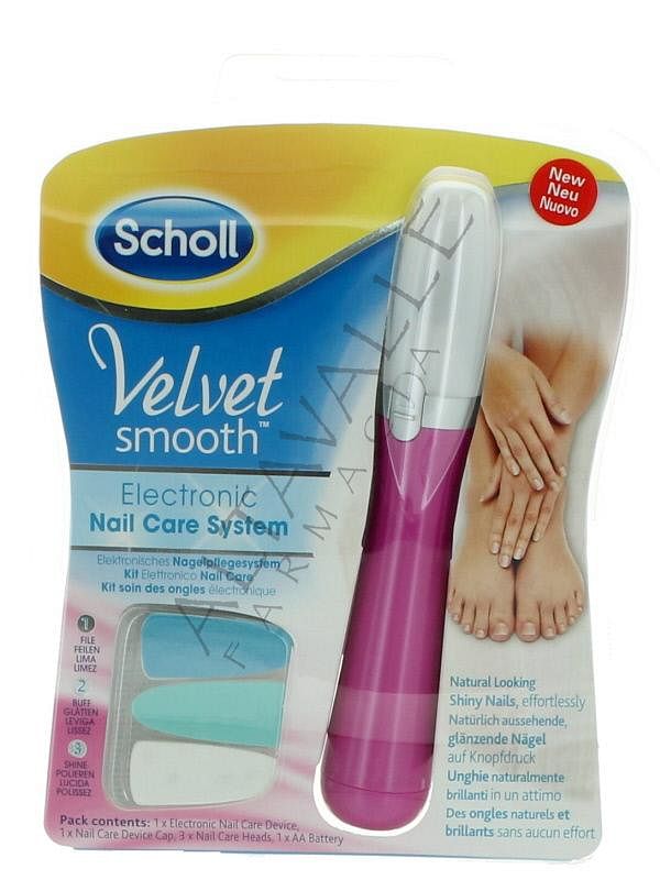 Velvet Smooth Nail Care Kit Elettronico Rosa