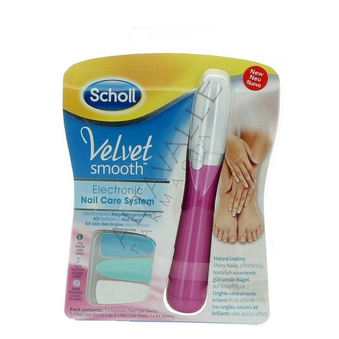 Velvet Smooth Nail Care Kit Elettronico Rosa