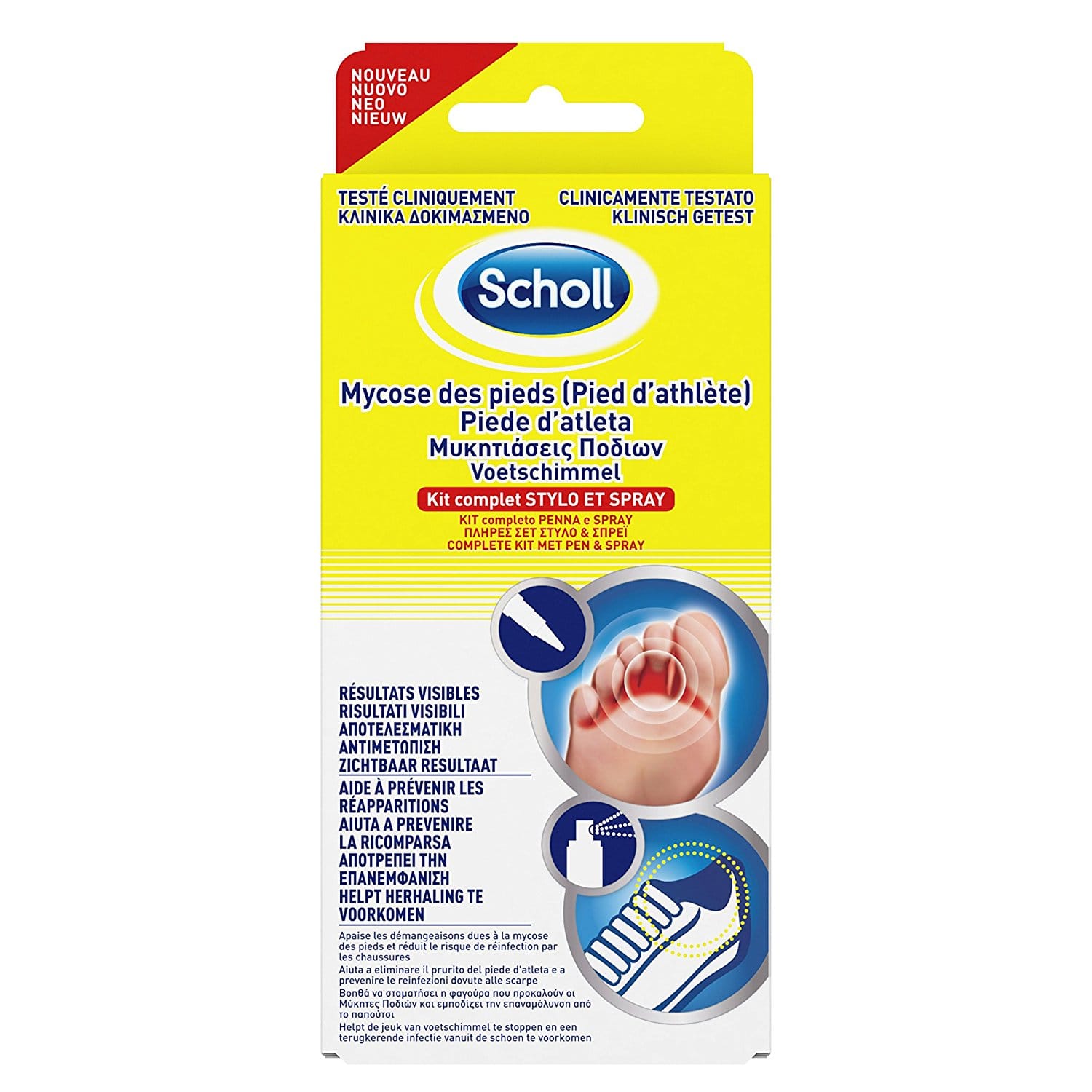 KIT PIEDE D'ATLETA SCHOLL