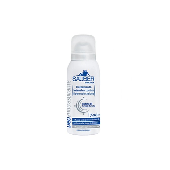 Sauber Antitraspirante 72 Ore Spray
