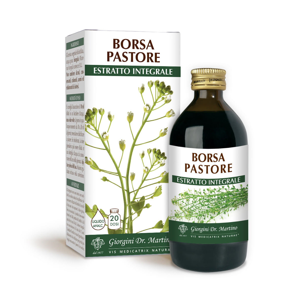 BORSA DEL PASTORE ESTRATTO INTEGRALE 200 ML