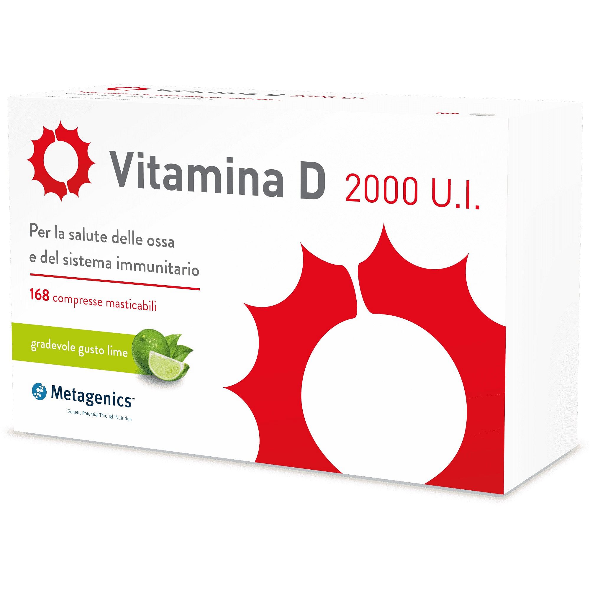 Vitamina D 2000 Ui 168 Compresse Masticabili