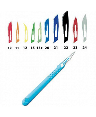 BISTURI MEDS MONOUSO STERILE SICUREZZA FIGURA 15 KIATO