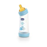 CHICCO BIBERON WELL BEING ANGOLATO IN POLIPROPILENE BOY DA 250 ML NORMAL LATTICE