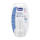 CHICCO TETTARELLA WELL BEING 2 MESI+ ADJ SILICONE 2 PEZZI