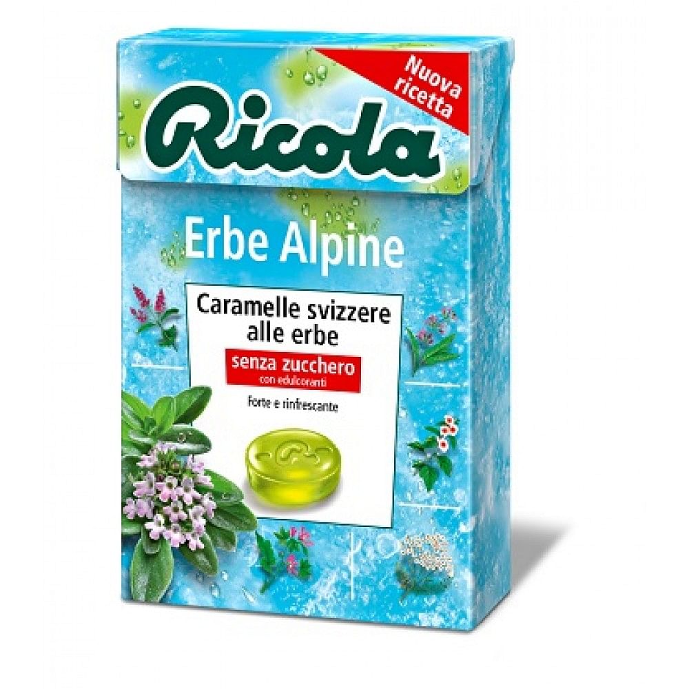 Ricola Erbe Alpine Senza Zucchero 50 G