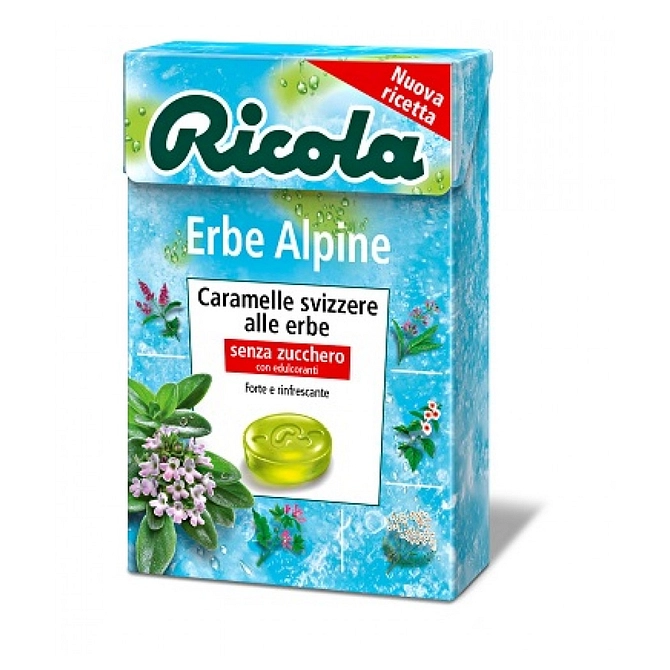 Ricola Erbe Alpine Senza Zucchero 50 G