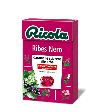 Ricola Ribes Nero Senza Zucchero 50 G