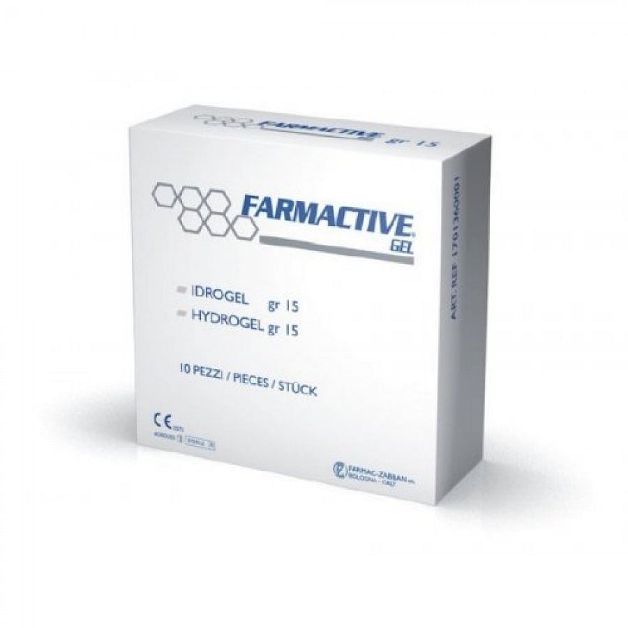 Farmactive Placca Idrogel Sterile 10 X 10 Cm X 10 Pezzi