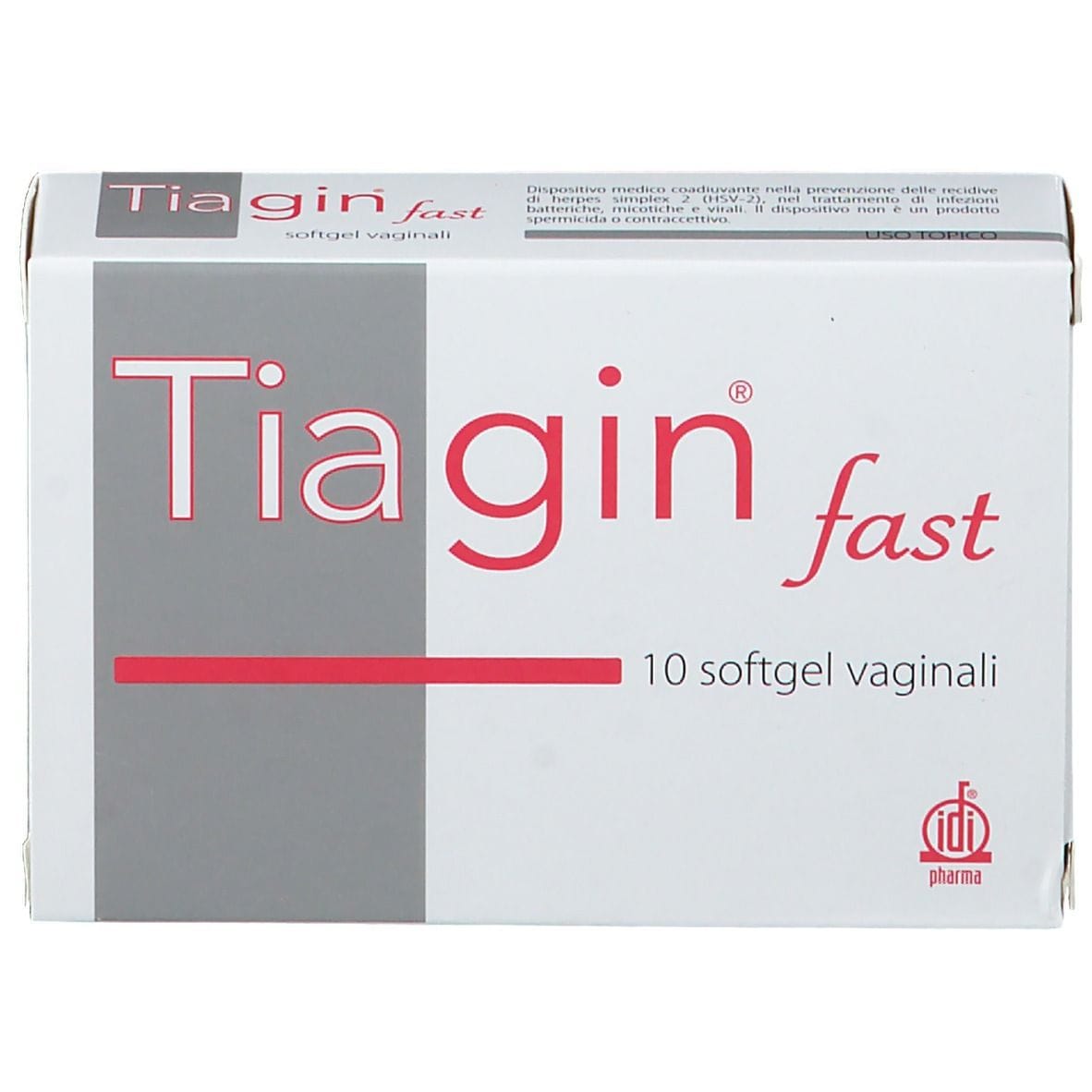 TIAGIN FAST 10 CAPSULE VAGINALI SOFTGEL