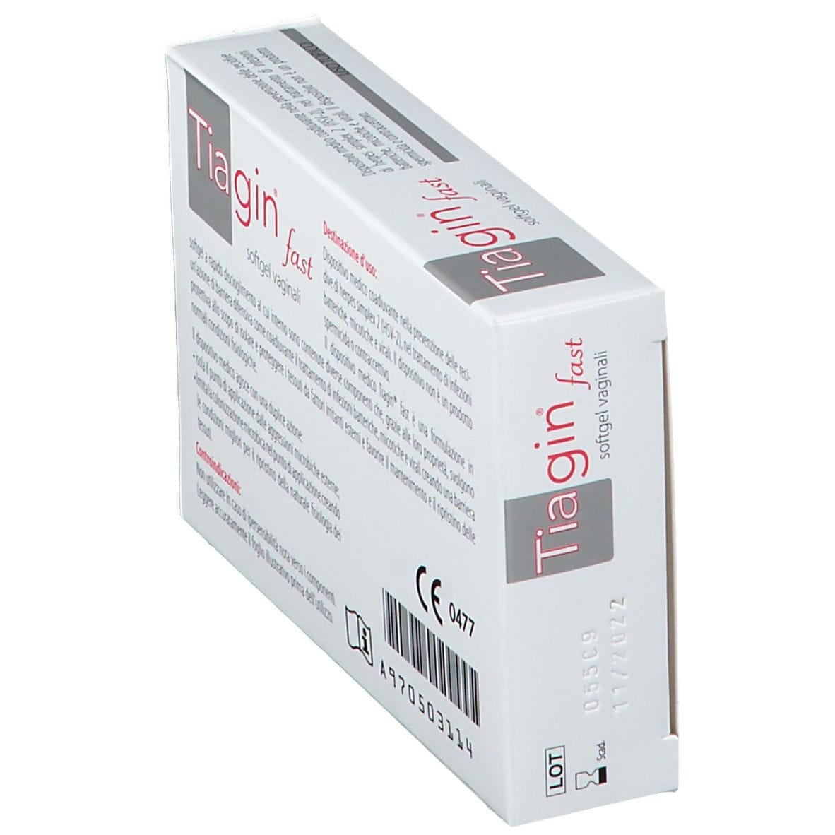 TIAGIN FAST 10 CAPSULE VAGINALI SOFTGEL