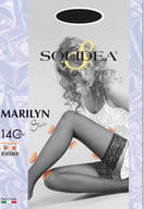 MARILYN 140 PUNTA APERTA CALZA AUTOREGGENTE NERO 1-S