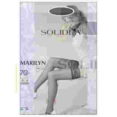 MARILYN 70 PUNTA APERTA CALZA AUTOREGGENTE CAMEL 4XL