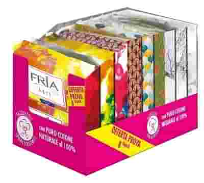 FRIA COLLECTION FAZZOLETTO COTONE 8 PEZZI CONFEZIONE BIPACK