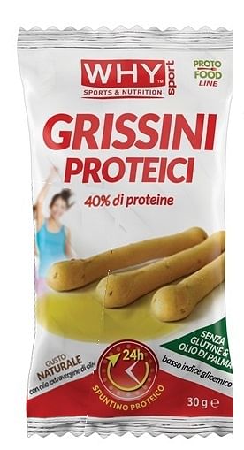 Whynature Grissini Proteici Naturale 30 G