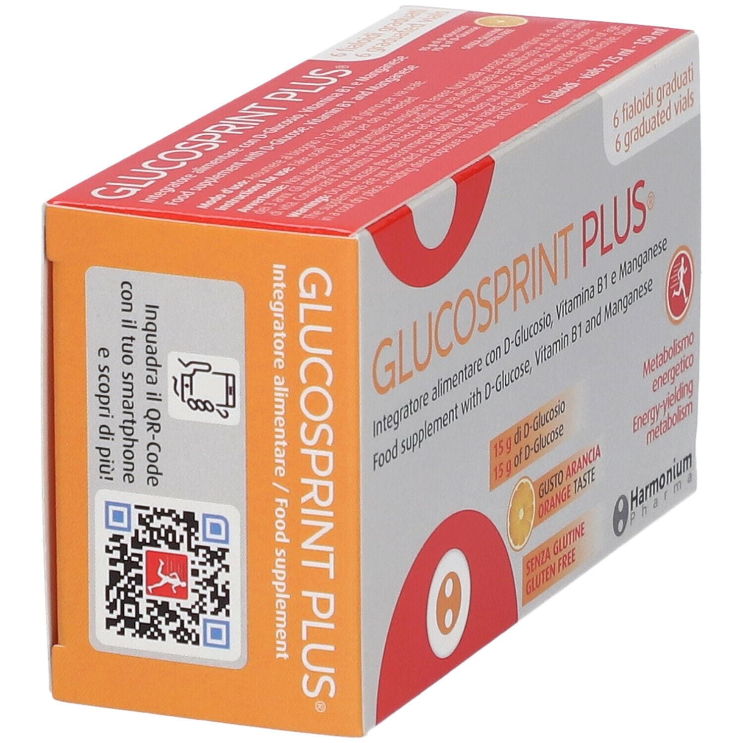 GLUCOSPRINT PLUS ARANCIA 6 FIALOIDI DA 25 ML