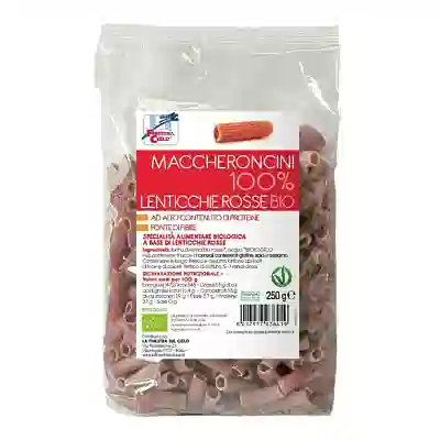 LA FINESTRA SUL CIELO MACCHERONCINI LENTICCHE ROSSE BIO 250 G