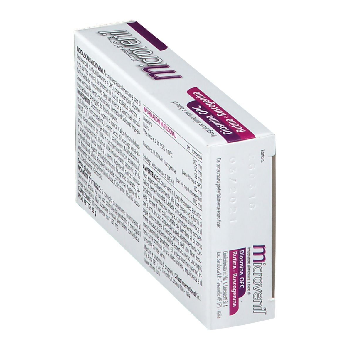 MICROVENIL 20 COMPRESSE 1150 MG