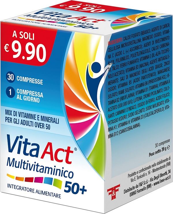 Vita Act Multivitaminico 50+ 30 Compresse