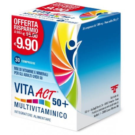 VITA ACT MULTIVITAMINICO 50+ 30 COMPRESSE