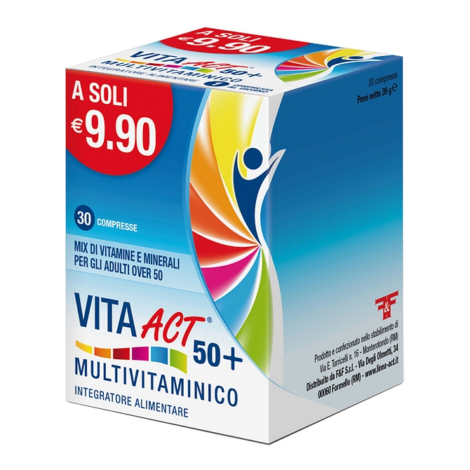Vita Act 50+ Multivitaminico 30 Compresse
