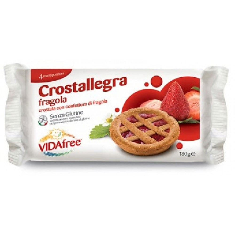 Vidafree Crostallegra Fragola 180 G