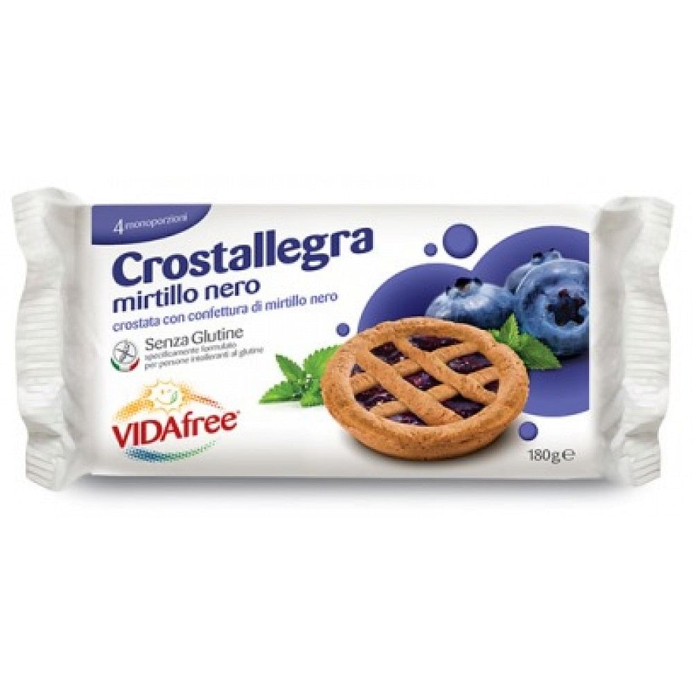 Vidafree Crostallegra Mirtillo Nero 180 G