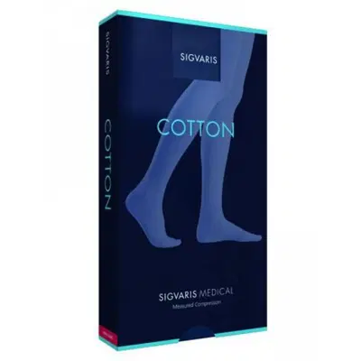 SIGVARIS COTTON CCL2 GAMBALETTO CORTO NATURE PUNTA APERTA L SIGVARIS COTTON CCL2 GAMBALETTO CORTO NATURE PUNTA APERTA L