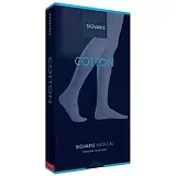 SIGVARIS COTTON MED CCL1 MONOCOLLANT SINISTRO LUNGO NATURE PUNTA APERTA S