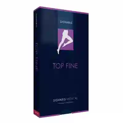 SIGVARIS TOP FINE 701 CCL1 TFQ MONOCOLLANT SINISTRO CORTO CRISPA PUNTA APERTA M
