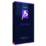 SIGVARIS TOP FINE 701 CCL1 TFQ MONOCOLLANT SINISTRO LUNGO NERO PUNTA APERTA M PLUS