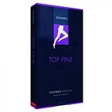 SIGVARIS TOP FINE 702 CCL2 TFQ MONOCOLLANT SINISTRO CORTO CRISPA PUNTA APERTA L