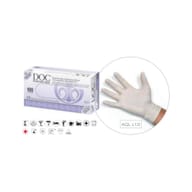 GUANTO IN LATTICE SUPERFICIE MICRORUVIDA PRIVO DI TALCO 100 PEZZI ARTICOLO DOCCL 6