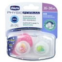 CHICCO SUCCHIETTO AIR LUMI IN SILICONE 16-36 MESI 2 PEZZI