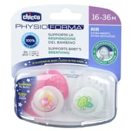 CHICCO SUCCHIETTO AIR LUMI IN SILICONE 16-36 MESI 2 PEZZI