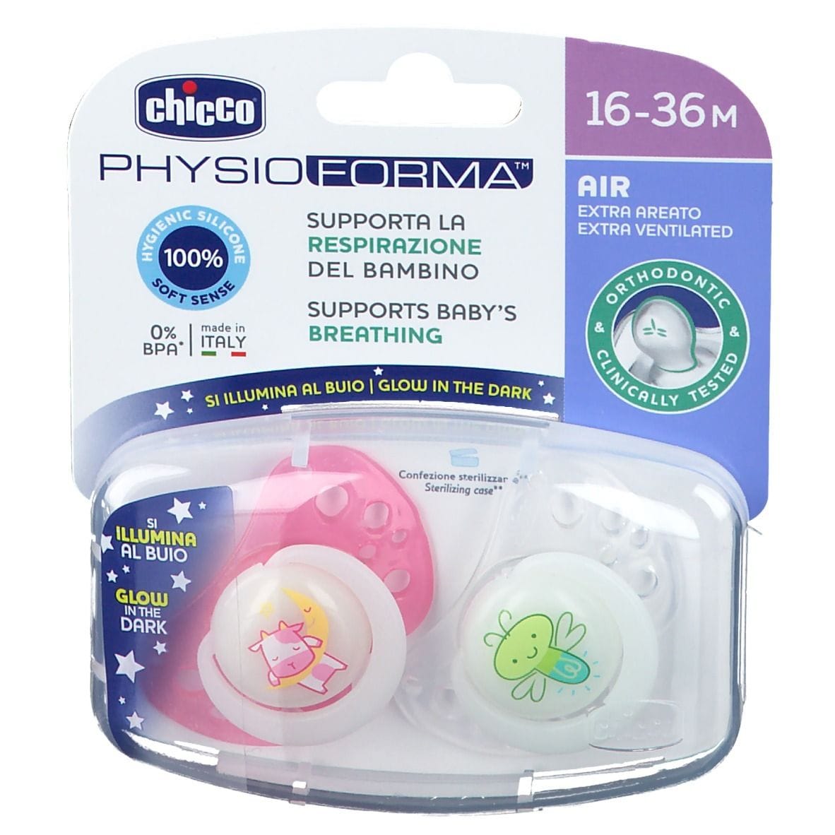 PandaEar Set Di 4 Custodie Per Succhietto - Portaciuccio Igienico In Silicone E Contenitori Trasparenti Senza BPA - Foto 2