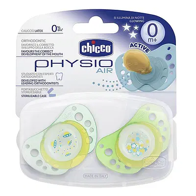 CHICCO SUCCHIETTO AIR LUMI IN CAUCCIU' 16-36 MESI 2 PEZZI CHICCO SUCCHIETTO AIR LUMI IN CAUCCIU' 16-36 MESI 2 PEZZI