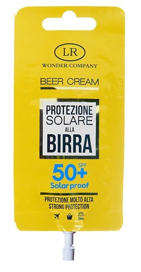 BEER CREAM PROTERZIONE SOLARE MOLTO ALTA ALLA BIRRA SPF 50+ 15 ML