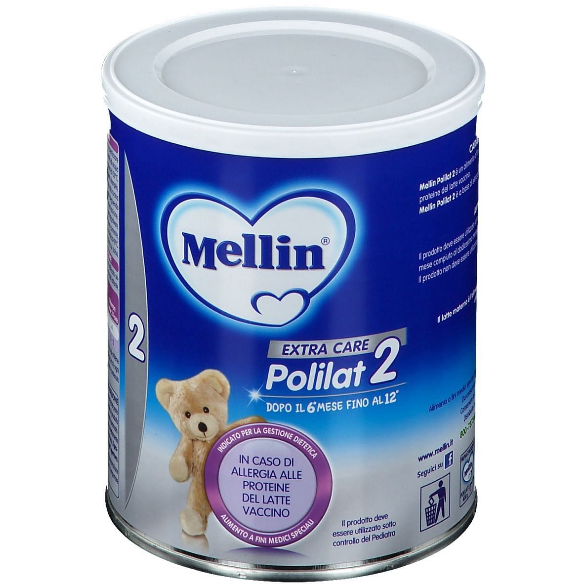 Mellin Polilat 2 Latte Polvere 400 G