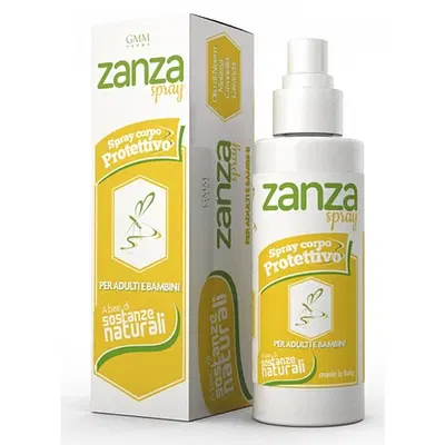 ZANZA SPRAY CORPO PROTETTIVO PER ADULTI E BAMBINI 100 ML ZANZA SPRAY CORPO PROTETTIVO PER ADULTI E BAMBINI 100 ML