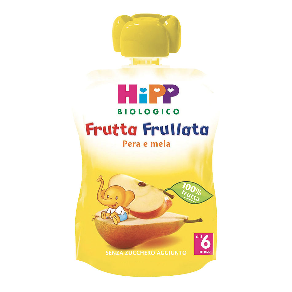 Hipp Bio Frutta Frullata Pera Mela 90 G