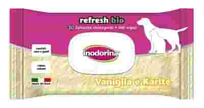 INODORINA SALVIETTE BIO VANIGLIA E KARITE' 30 PEZZI