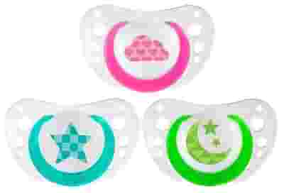 CHICCO SUCCHIETTO AIR LUMI IN SILICONE 6-16 MESI 2 PEZZI