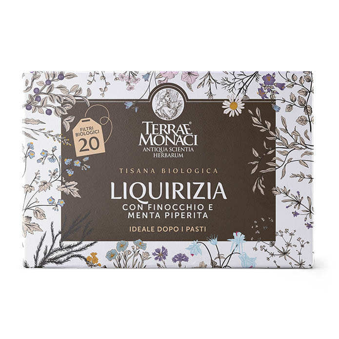 TERRAE MONACI LIQUIRIZIA TISANA BIO 20 FILTRI