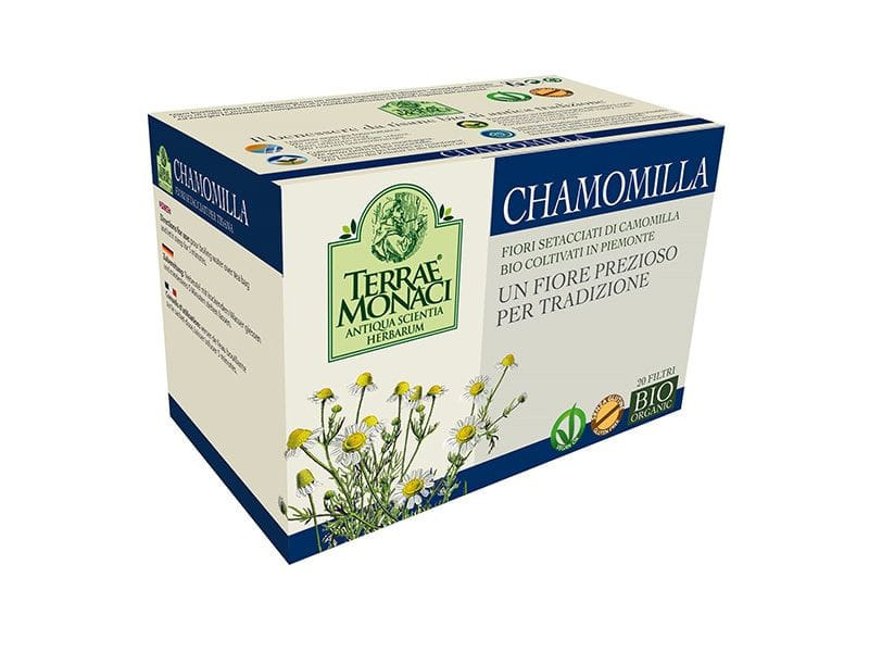 TERRAE MONACI CHAMOMILLA TISANA BIO 20 FILTRI