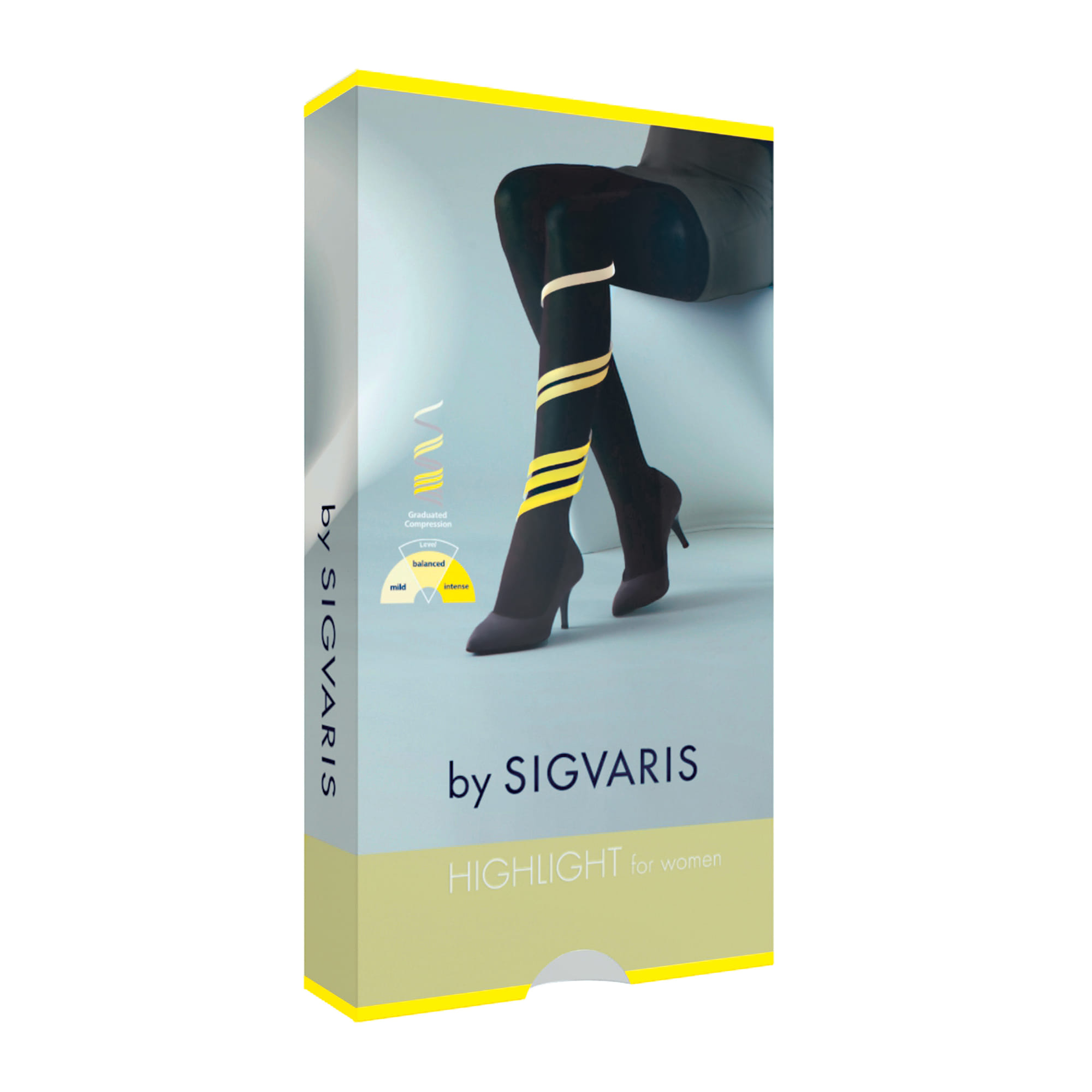 Sigvaris Highlight Women Collant Normale Punta Chiusa Black L