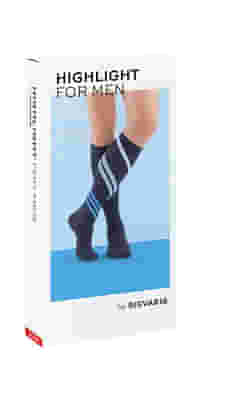 SIGVARIS HIGHLIGHT MEN GAMBALETTO LUNGO PUNTA CHIUSA ANTRACITE L
