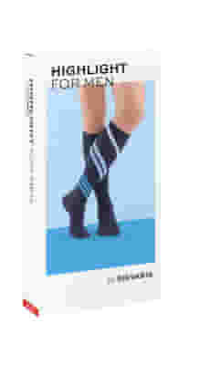 SIGVARIS HIGHLIGHT MEN GAMBALETTO LUNGO PUNTA CHIUSA BLACK M