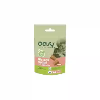 OASY SNACK CAT BISCOTTI RIPIENI CON SALMONE 60 G